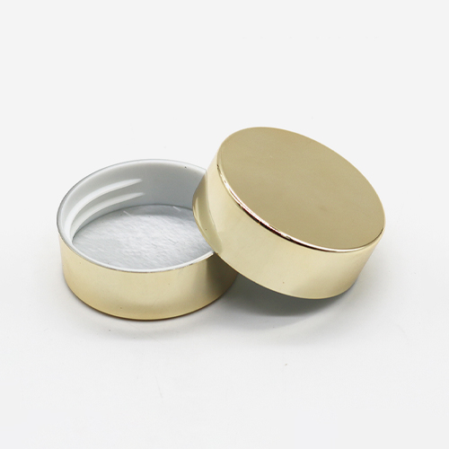 淡金電鍍噴涂半牙塑料蓋