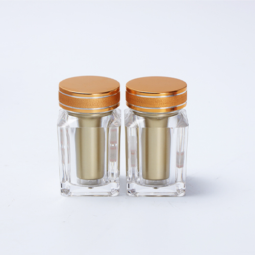 塑料亞克力瓶+鋁蓋(沙金蓋)